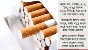 হাতের নাগালে বিদেশি সিগারেট:এ সিগারেট থেকে কোনো রাজস্ব পাচ্ছে না জাতীয় রাজস্ব বোর্ড (এনবিআর)